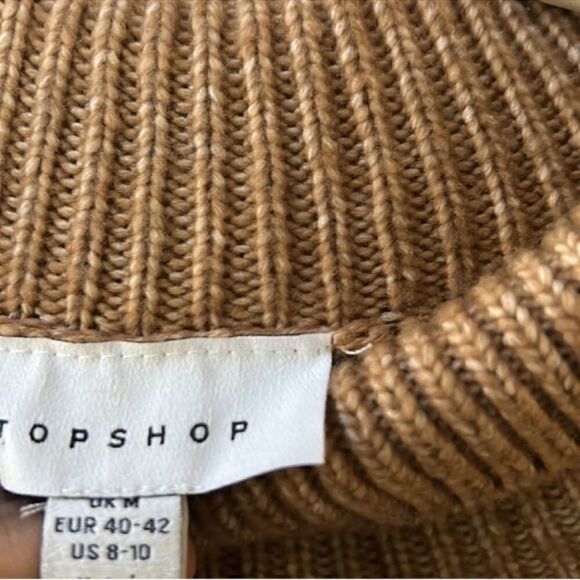 TOPSHOP Women's Topshop Mock Neck
Crop Sweater(Size Medium) - Picture 5 of 8